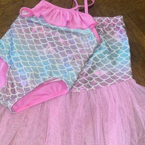 Mermaid bathing suit set